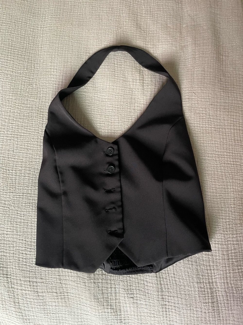 wild fable Black Halter Crop Top